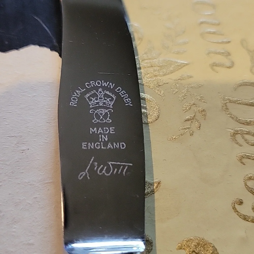 Royal Crown Derby signed by